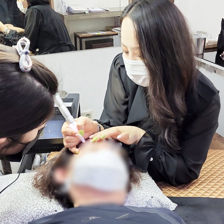  아이라인타투 세팅과 연습 방법