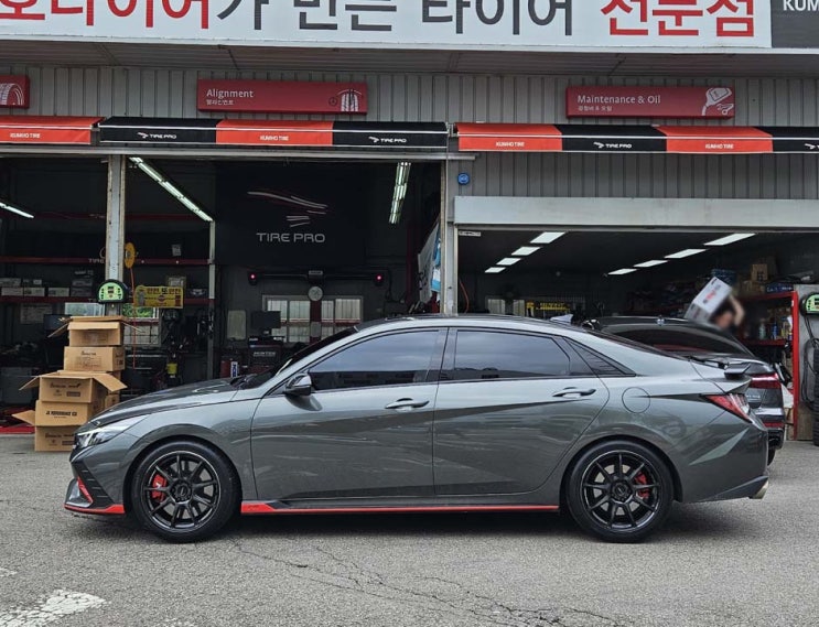  콘티넨탈 DWS06+ 타이어 아반떼N 사계절용 18인치 휠타이어