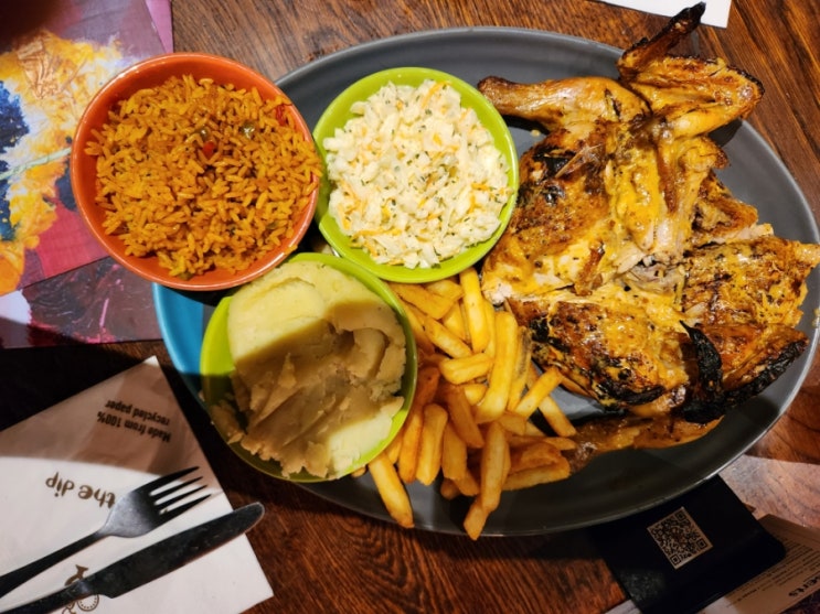 [영국-런던] 유명 남아프리카 치킨요리, 난도스(Nando's Glasshouse Street)(영국 런던맛집)