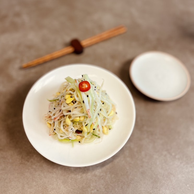  콩나물 냉채 만드는 법 콩나물맛살냉채