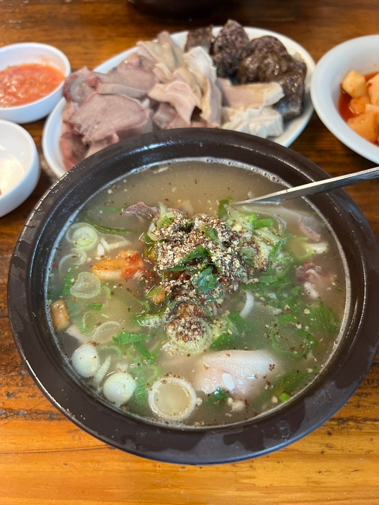  인천 도원동 원조 이화찹쌀순대 - 숭의동 전통 순대국밥, 머리고기 맛집 (주차/메뉴)