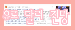  23년 7월 달러, 유로, 엔화 환율 예측
