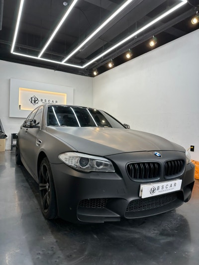 인천 계양구 / 전체 랩핑 / 에이버리 매트 블랙 / BMW / 5시리즈