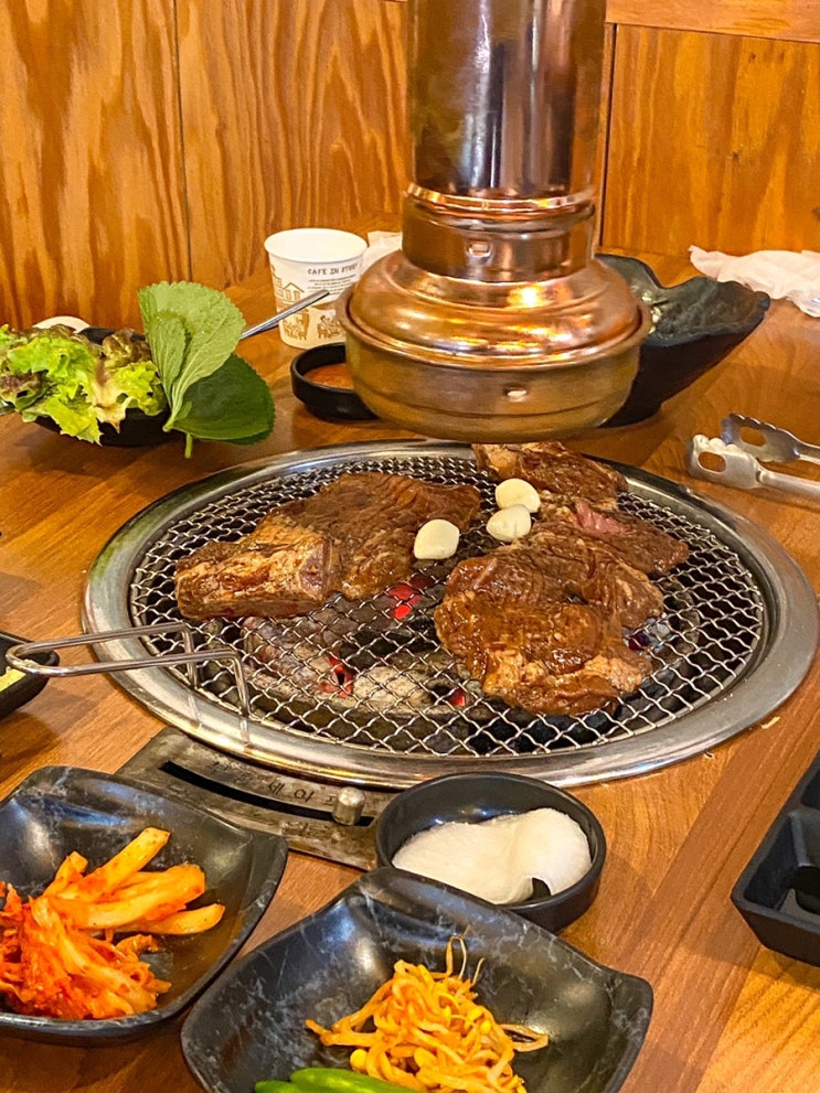  [주례] 돼지갈비 맛있게 뿌수고 온 주례 고기집 "내 맘을 훔친고기"