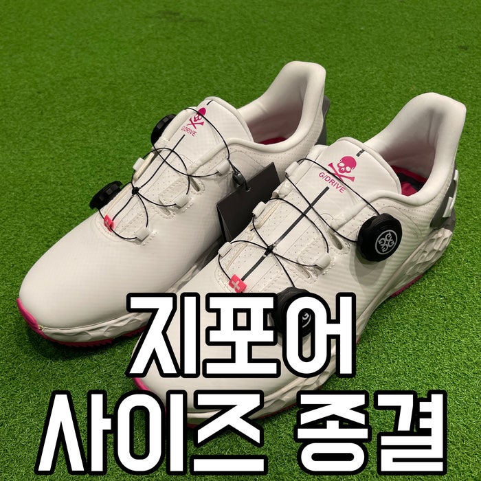 지포어 남성 골프화 사이즈 종결(feat. 스파이크리스 지드라이브)
