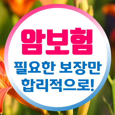  암진단보험 금액 비교 및 괜찮은 여성암보험추천 받아보세요.