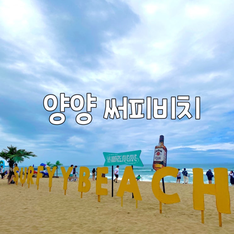  [양양] 서피비치, 힙한 포토스팟 / 강원도 가볼만한곳