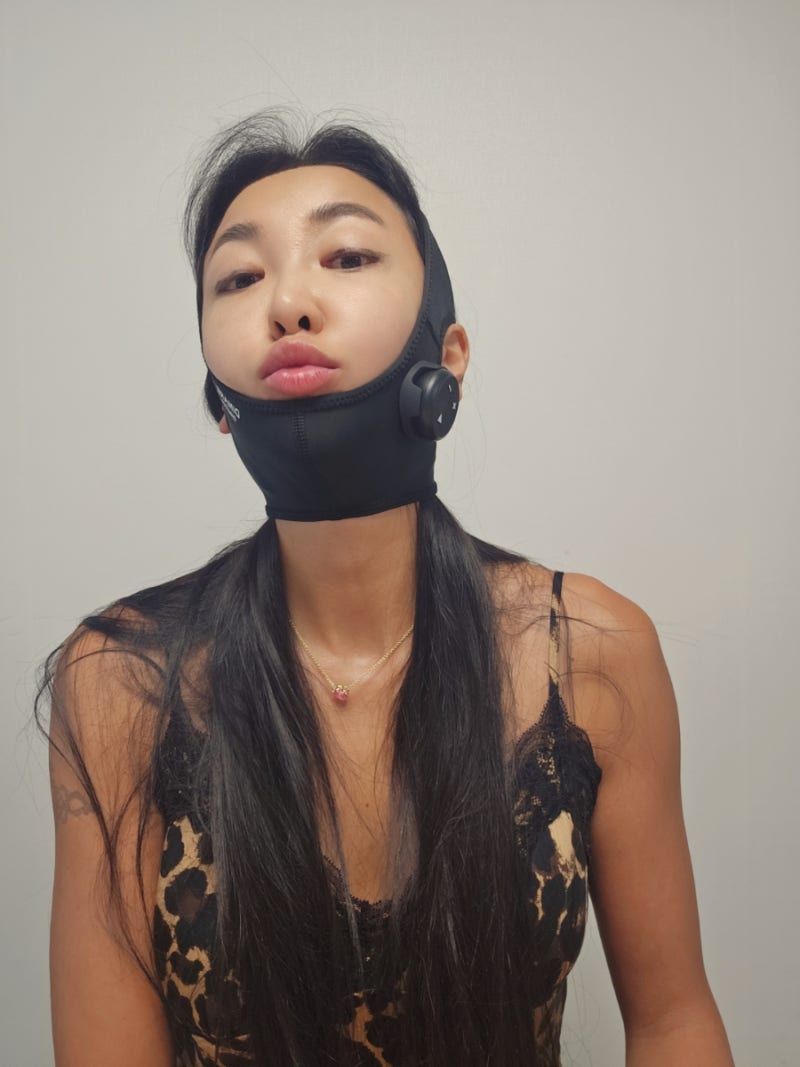 의사 쌤이 만든, 이중턱, 턱살 ems 밴드로, 쳐진턱살 타이트닝해보세요. : 네이버 블로그