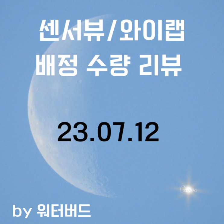  [공모주 기록] 센서뷰/와이랩 배정 결과