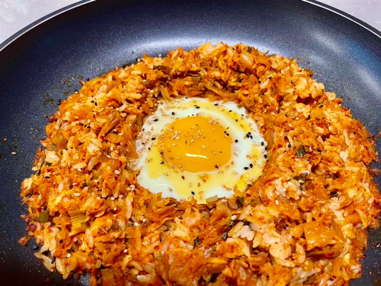  백종원 불맛나는 참치김치볶음밥 레시피 간단한 점심 메뉴 만들기