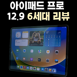 아이패드 프로 12.9 6세대 리뷰, 와이파이? 셀룰러?