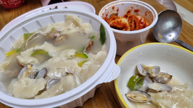 [철산 맛집] "신가네 칼국수제비"- 철산에서 가장 맛있었던 칼국수+바지락 수제비!