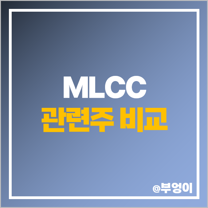 반도체 MLCC 관련주 비교 : 알에프세미 주식 PER PBR 주가 비교