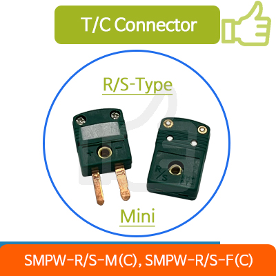  SMPW-R/S-M(C) 및 SMPW-R/S-F(C)  미니  R/S-Type 온도 소켓