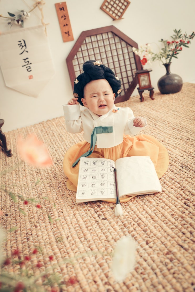  이쁜 딸내미 돌 사진 찍고 왔습니다~