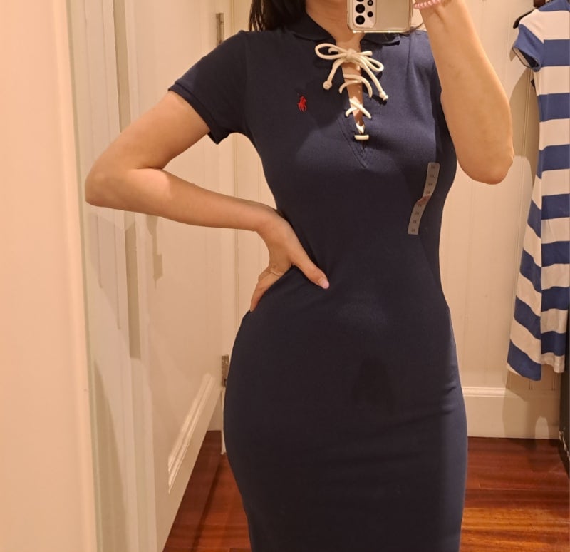 여자 폴로 원피스 피케 카라 김포현대아울렛 랄프로렌 여성