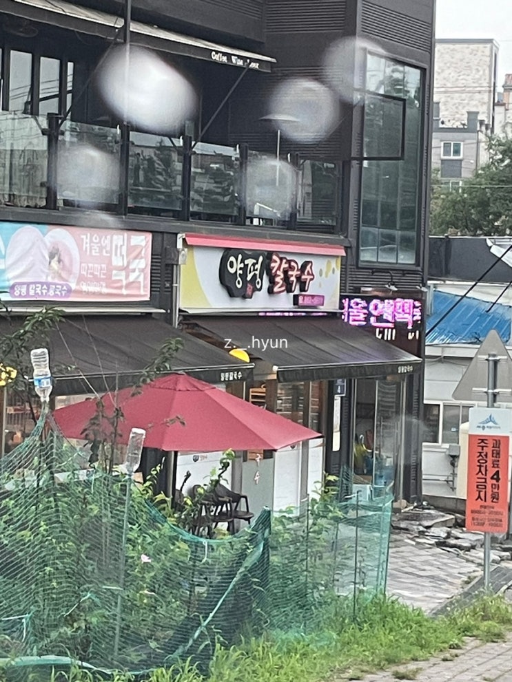 조치원 양평칼국수 파김치에콩국수