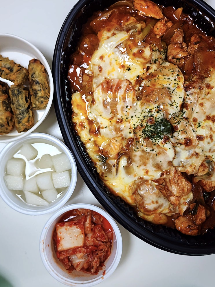 일미리금계찜닭 메뉴 구름치즈찜닭 배달 주문 후기!