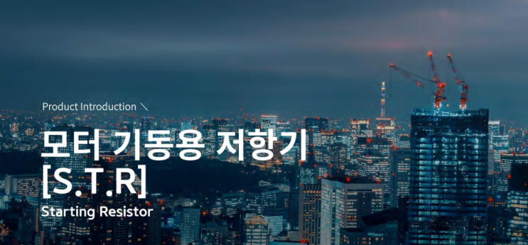  모터 기동용 저항기 / Starting Resistor (STR)