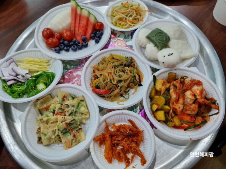  연천호랑이배꼽마을 마을공동체노인회 초복행사
