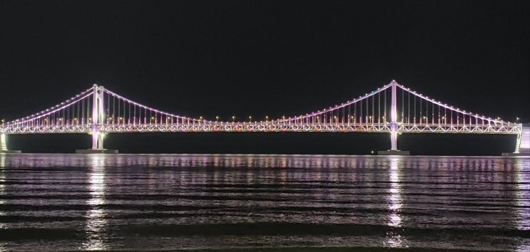  광안리 해수욕장. 광안대교
