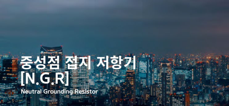  중성점 접지저항기 / Neutral Grounding Resistor (NGR)