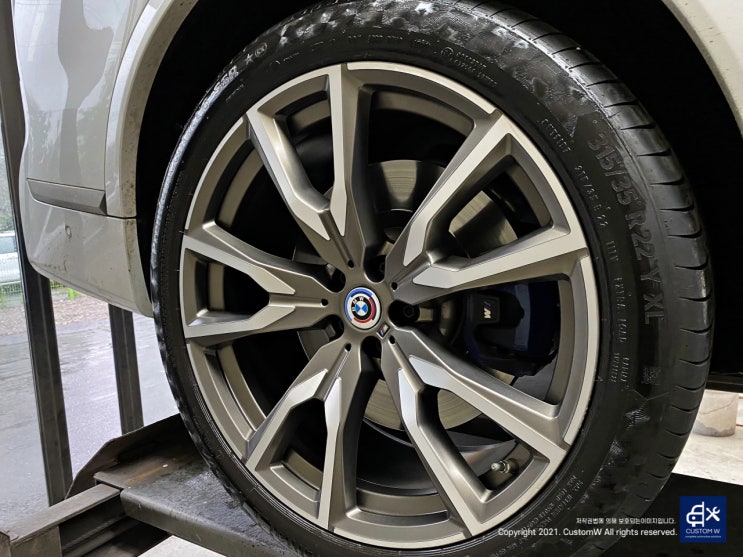 BMW X7 M50i 755M 다이아몬드 컷팅 휠수리 휠복원