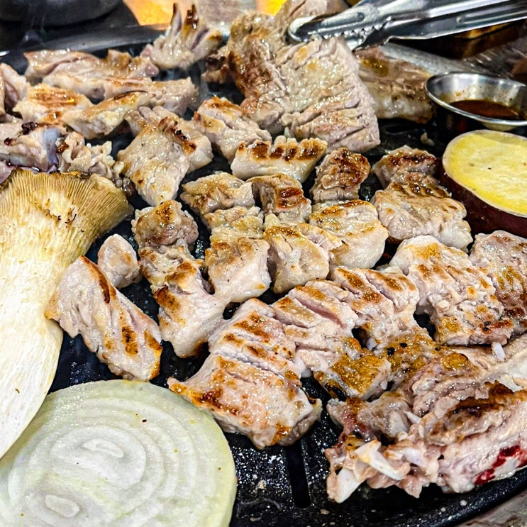  광주 두암동 맛집 '고깃찝' 꽃생갈비 참숯구이 전문점