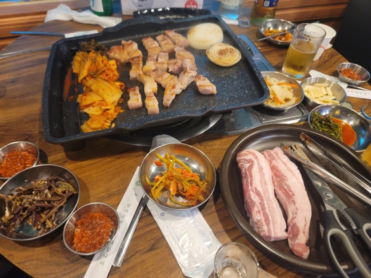  시흥사거리 삼겹살 맛집 애견동반 최고집