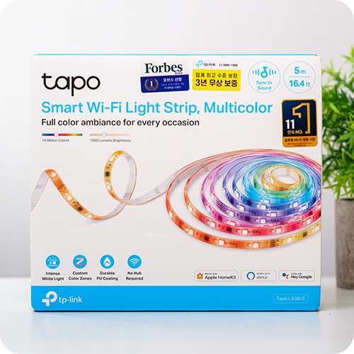 애플홈키트 완벽호환 가성비 스마트 LED 조명 티피링크 Tapo L930-5