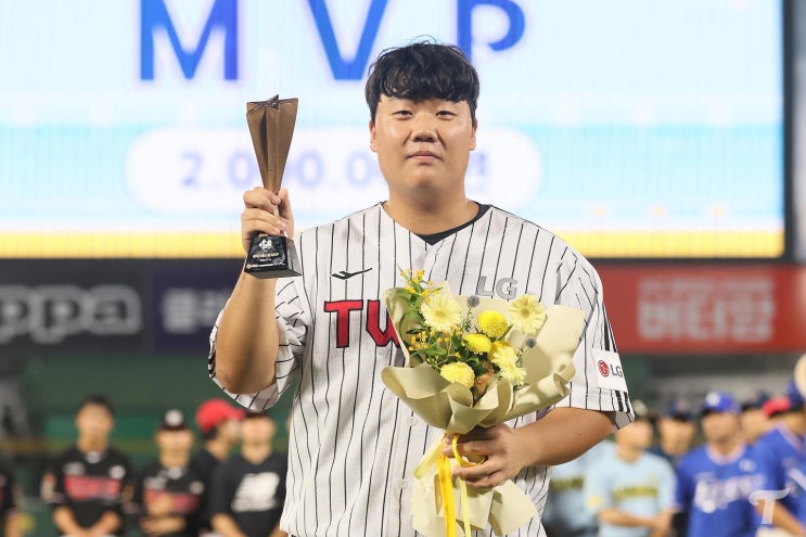 2023 <b>퓨처스 올스타전</b> 북부... LG 김범석 홈런으로 <b>MVP</b> 수상