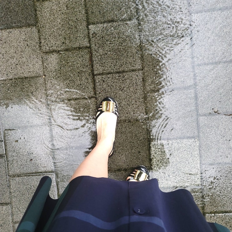  페라가모 젤리슈즈 버뮤다 비오는날샌들