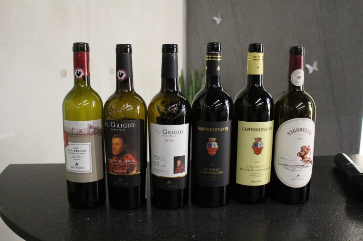 세계 100대 와인 이탈리아 산펠리체 와이너리 방한 레드 와인시음회