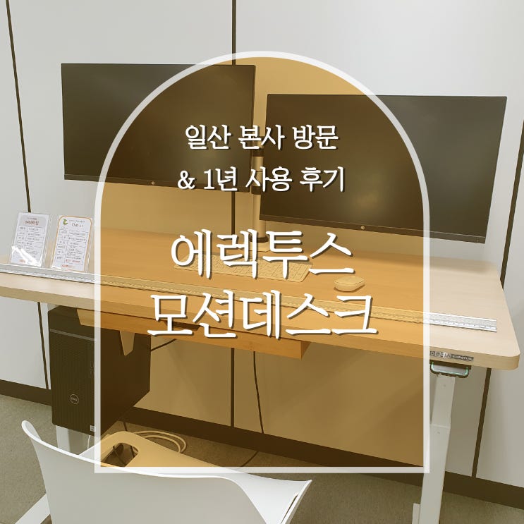  에렉투스 모션데스크 후기(1년사용)&꿀팁, 본사 전시장 방문기