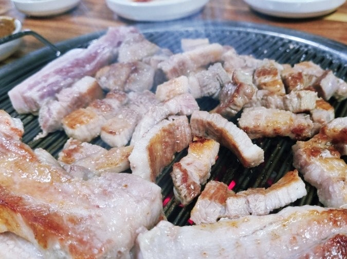  나주 삼겹살 연방죽 참숯불구이 붐비는 이유가 있었네