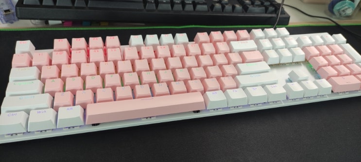  알리익스프레스 SKYLION G300 오테뮤 청축 기계식 키보드
