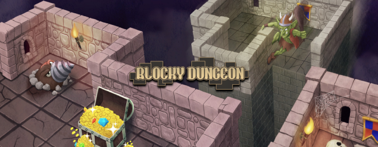 인디 로그라이크 퍼즐 게임 Blocky Dungeon