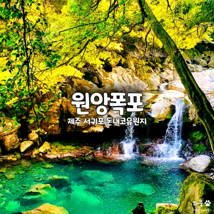  제주도 서귀포 돈내코유원지 원앙폭포, 계곡 물놀이 피서지