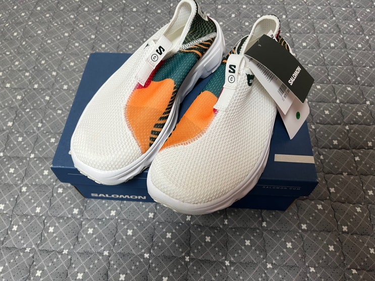  살로몬 x 씨엘 RX 모크 6.0 화이트 블레이징 오렌지 리뷰(Salomon x Ciele RX Moc 6.0 White Blazing Orange)-L47251000