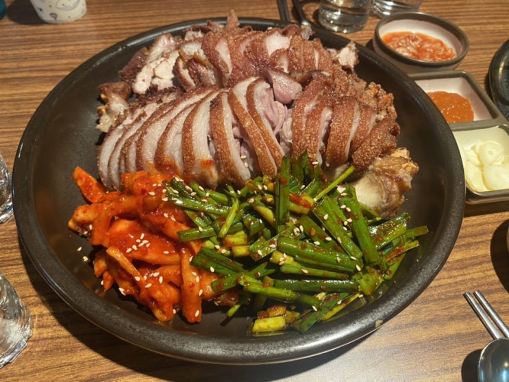  인천 남동구 구월동 맛집 족장 줄서는 튀김족발