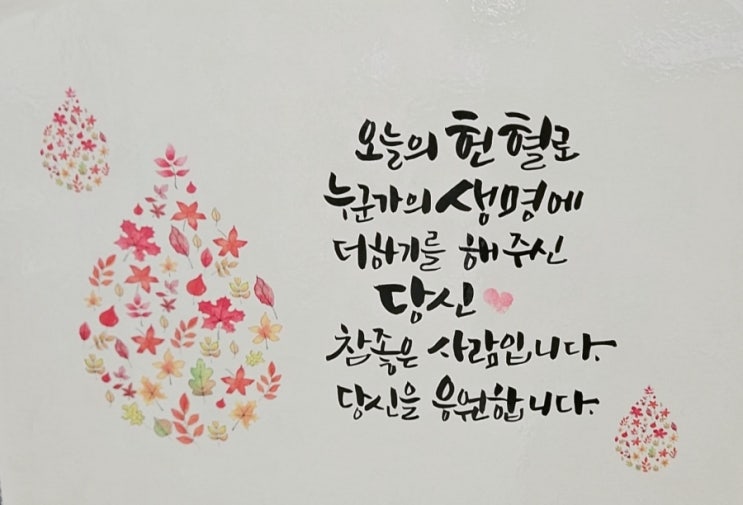  헌혈 10회 달성 