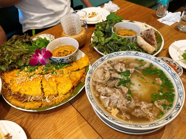  서판교 베트남음식점 안안 분짜 반쎄오 쌀국수, 서판교 맛집