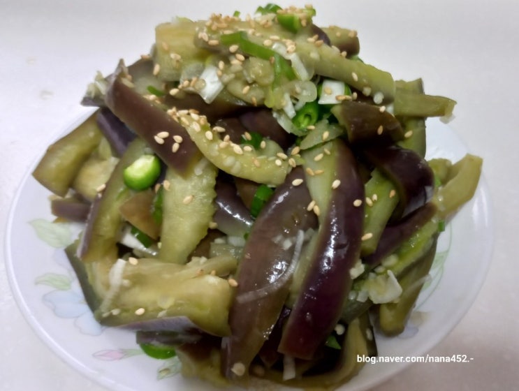  가지찜만들기 여름집반찬 가지찜무침요리 만들기 가지효능 가지요리 여름집요리