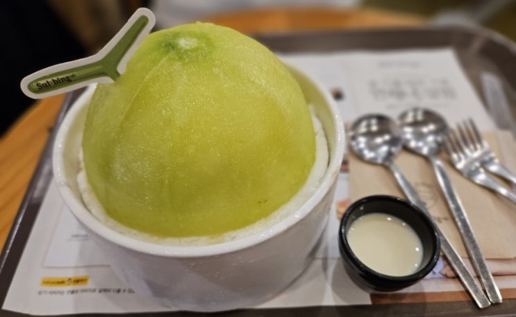  [설빙 인기 메뉴] 딸기치즈메론설빙 후기
