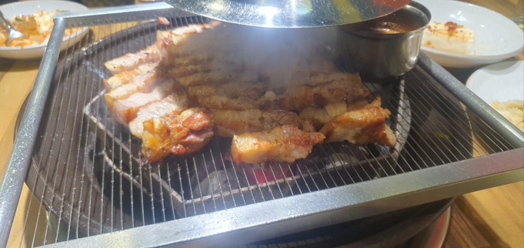  신중동 정진식당 체크인챌린지#05