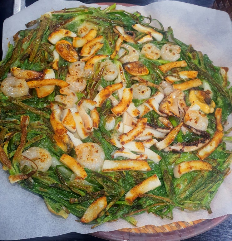  [수영 맛집] 팔도해물칼국수, 비오는 날 해물파전