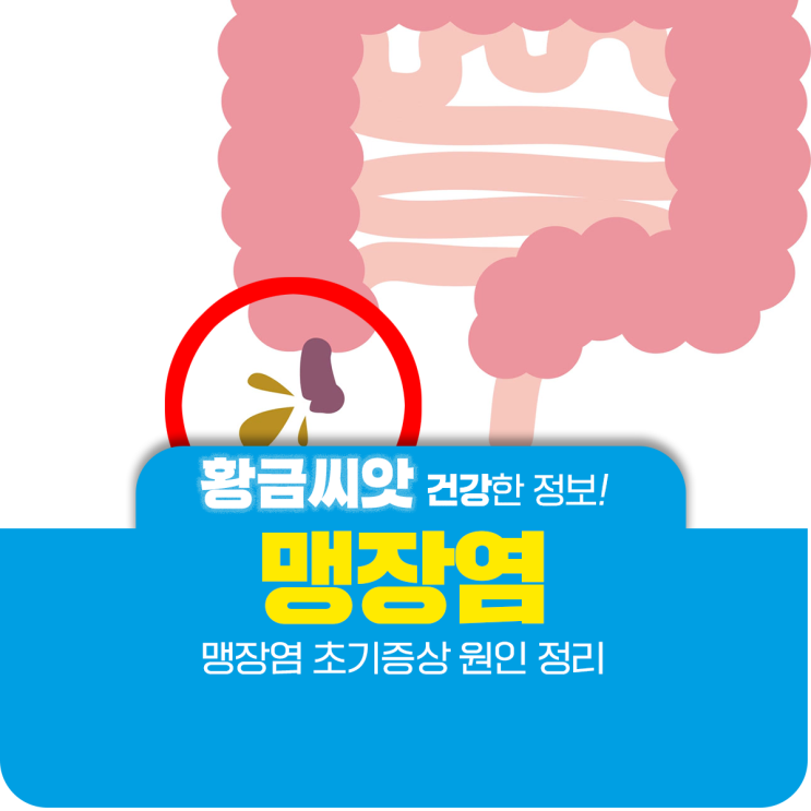  맹장염 초기증상 원인 정리