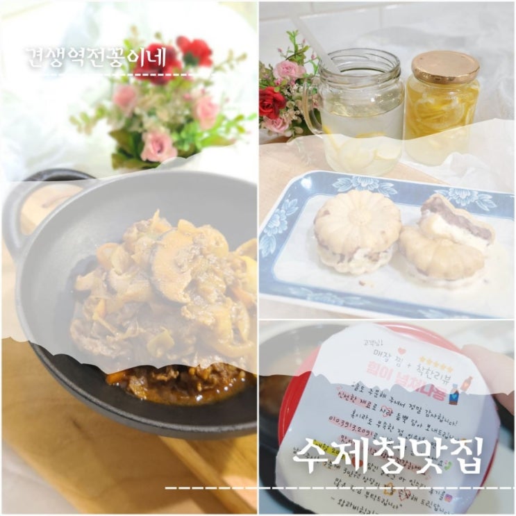  일산 백석동 백반도시락 간식 수제청 픽업 후기
