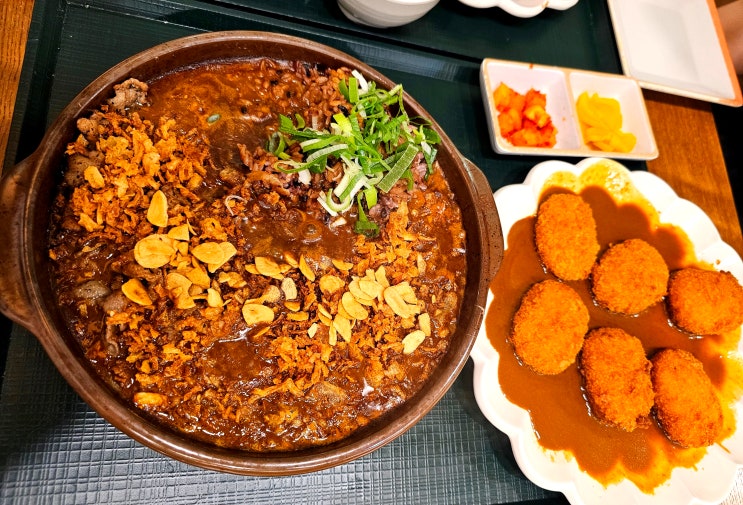  영등포 맛집 롯데백화점 10층 식당가 돈카츠 블랙카츠 브랜드 간코