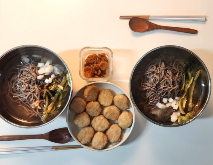 여름집밥추천 시판 평냉육수로 냉모밀 만들기